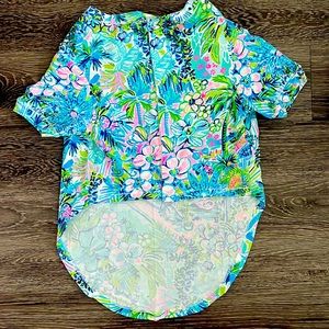 Lilly Pulitzer dog pj shirt
